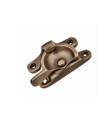 Hampstead Heavy Fitch Sash Fastener - 66X23mm - Antique Brass (FORGING STYLE)