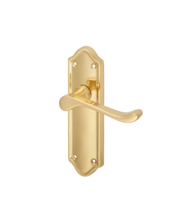 Touchpoint Ashmead Latch Door Handle - Polished Brass