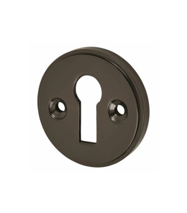 Altro Escutcheon - 40 x 40mm - Keyhole - Black Nickel