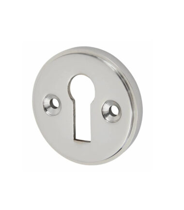 Altro Escutcheon - 40 x 40mm - Keyhole - Polished Chrome