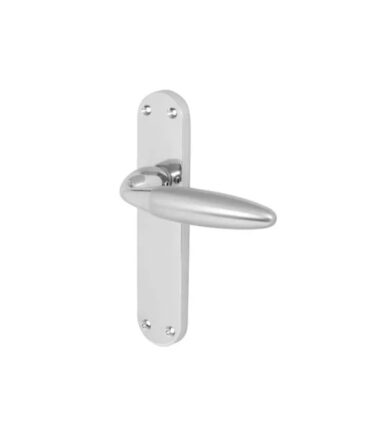 Altro Florence Latch Door Handle - Satin and Polished Chrome