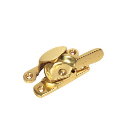 Altro 14mm Narrow Locking Fitch Fastener - Heavy Duty - 64mm - Polished Brass