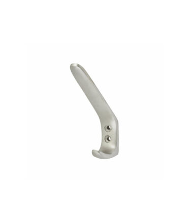 Altro Heavy Duty Cloakroom Single Hat & Coat Hook - 125 x 42mm - Aluminium