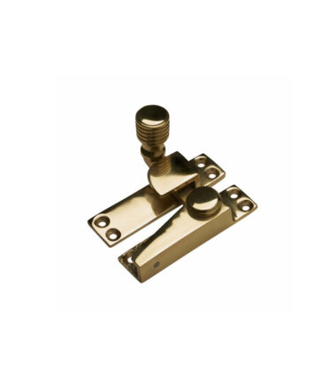 Altro Heavy Straight Arm Quadrant Sash Fastener - 70 x 19mm - Polished Brass