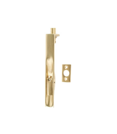 Altro Lever Action Flush Bolt - 150 x 19mm - Polished Brass