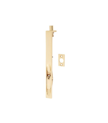 Altro Lever Action Flush Bolt - 200 x 19mm - Polished Brass