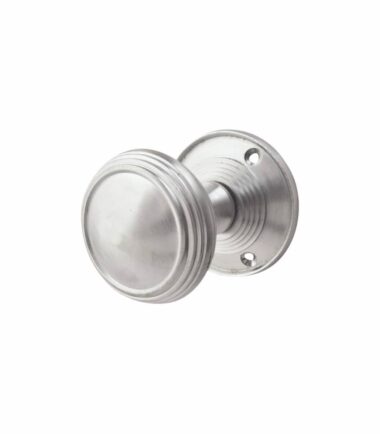 Altro Lined Mortice Door Knob - 65mm Rose Diameter - Satin Chrome