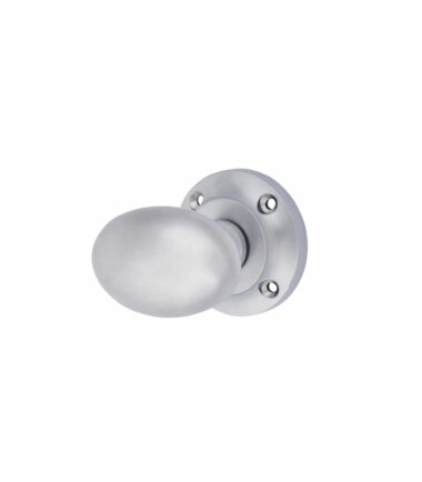 Altro Oval Mortice Door Knob - Satin Chrome