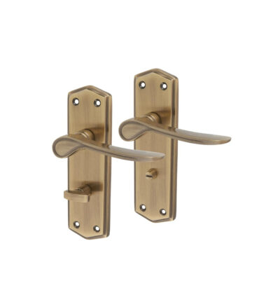 Touchpoint Rome Bathroom Door Handle - Antique Brass