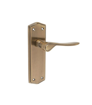 Touchpoint Rome Latch Door Handle - Antique Brass