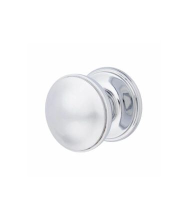 Altro Round Centre Door Knob - 80mm Rose Diameter - Polished Chrome