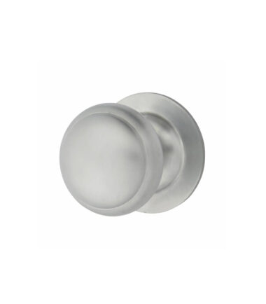 Altro Centre Door Knob - 83mm Rose Diameter - Satin Chrome