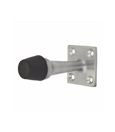 Altro Square Base Projection Door Stop - 67mm - Satin chrome Chrome