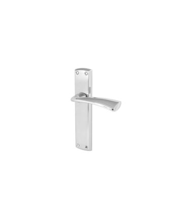 Altro Taranto Latch Door Handle - Satin/Polished Chrome