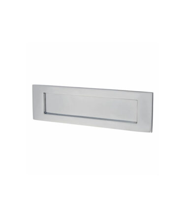 Altro Victorian Plain Letter Plate - 249 x 73mm - Polished Chrome