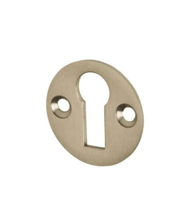 Escutcheon - Keyhole - 32 x 32mm - Satin Nickel