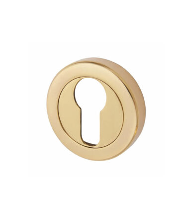 Altro Escutcheon - 48 x 48mm - Euro - Polished Brass