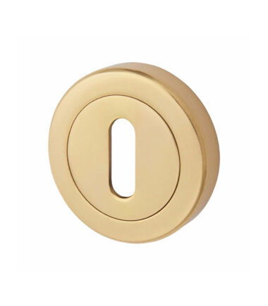 Altro Escutcheon - 48 x 48mm - Keyhole - Polished Brass
