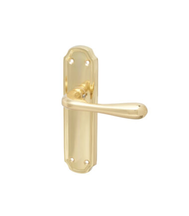 Hampstead Genoa Latch Door Handle - Polished Brass
