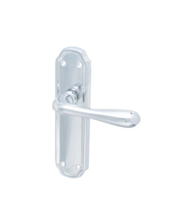 Hampstead Genoa Latch Door Handle - Polished Chrome