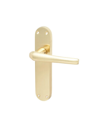 Hampstead Naples Latch Door Handle - Polished Brass