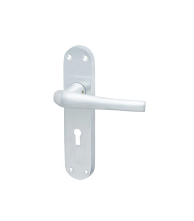 Hampstead Naples Door Lock Handle - Satin Chrome