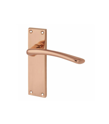 Hampstead Rimini Latch Door Handle - Polished Copper