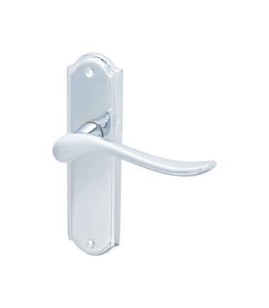 Hampstead Turin Latch Door Handle - 170 x 46mm - Polished Chrome