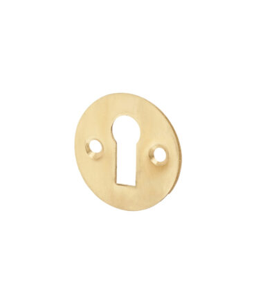 Altro Victorian Escutcheon - 31 x 31mm - Keyhole - Polished Brass
