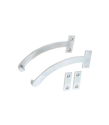 Quadrant Arm Fanlight Stay - 150mm Length - Satin Chrome - Pair