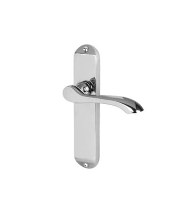 Touchpoint Ancona Latch Door Handle - Polished Chrome