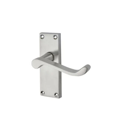 Touchpoint Budget Latch Scroll Door Handle - Satin Chrome(KSO-S TYPE)