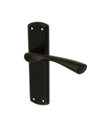 Touchpoint Monza Latch Door Handle - 175 x 45mm - Matt Black