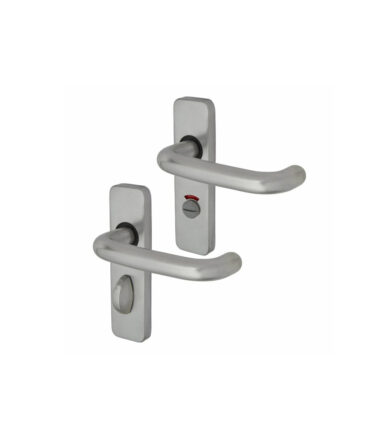 Touchpoint Puma Return to Door Bathroom Handle - Aluminium