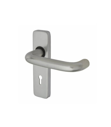 Touchpoint Puma Return to Door Lock Handle - Keyhole - Aluminium