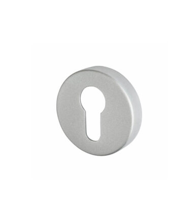 Touchpoint Puma Escutcheon - 53 x 53mm - Euro - Satin Aluminium