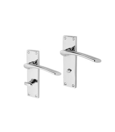 Touchpoint Rimini Bathroom Door Handle - Polished Chrome