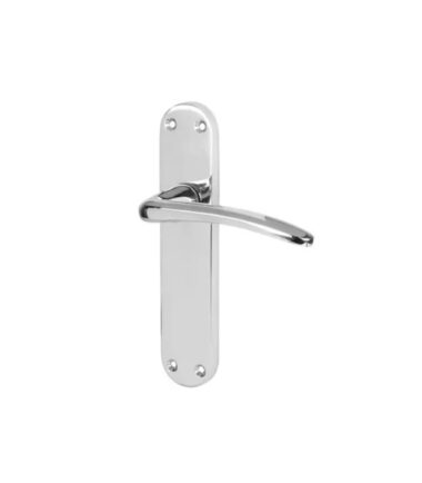 Touchpoint Salerno Latch Door Handle - Polished Chrome