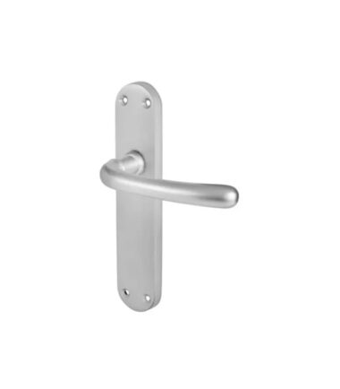 Touchpoint Sassari Door Handle - Latch Set - Satin Chrome