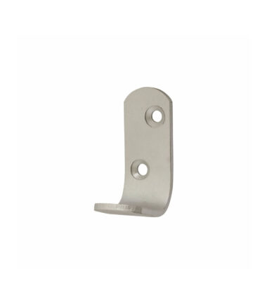 Touchpoint Single Coat Hook - 47 x 20mm - Aluminium - Pack of 10