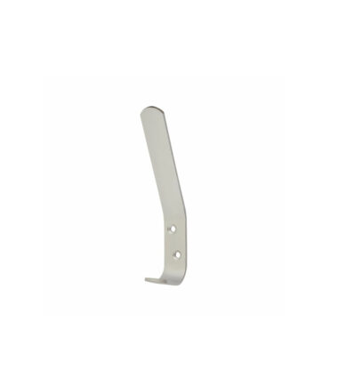 Touchpoint Single Hat & Coat Hook - 129 x 20mm - Aluminium - Pack of 10