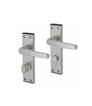 Touchpoint Tiger Bathroom Door Handle - Aluminium