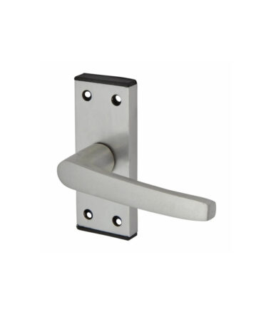 Touchpoint Tiger Latch Door Handle - Short Plate - Aluminium
