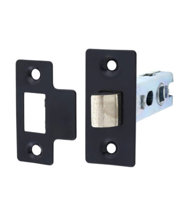 Altro Heavy Duty Tubular Latch - 78mm Case - 57mm Backset - Square - Matt Black