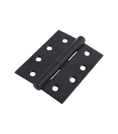 Altro Twin Ball Bearing Door Hinge - 100 x 75 x 2mm - Matt Black - Pair