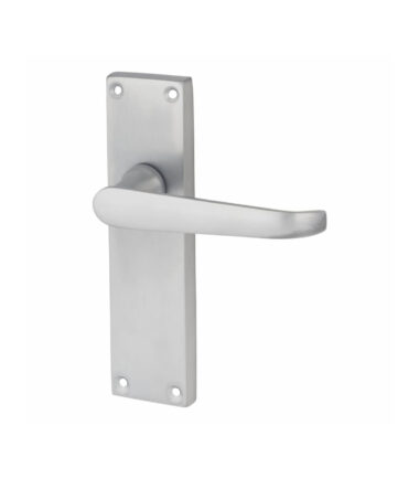 Touchpoint Victorian straight Door Han Handle-Long Latch Set- SatinChrome